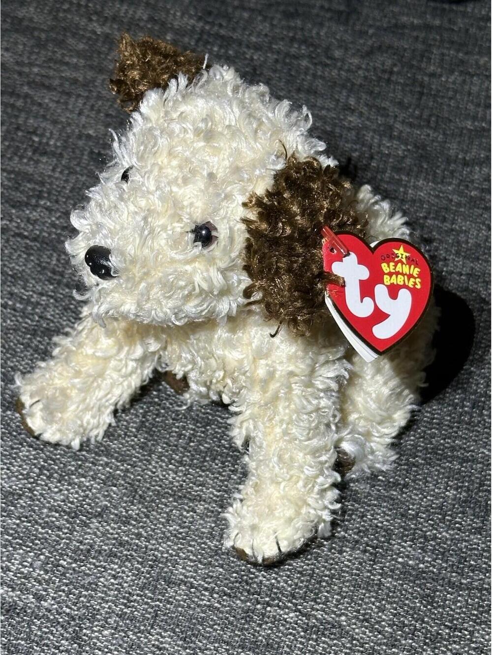 Ty Beanie Baby - SNEAKERS the Dog (6 inch) - MWMTs Stuffed Animal Toy